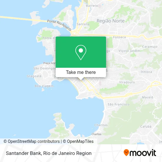 Santander Bank map