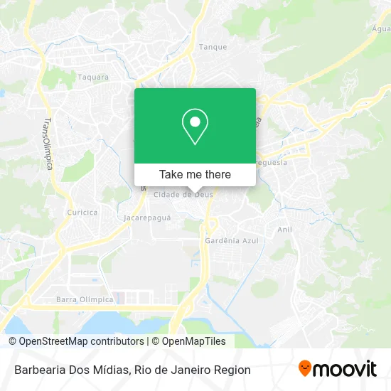 Barbearia Dos Mídias map