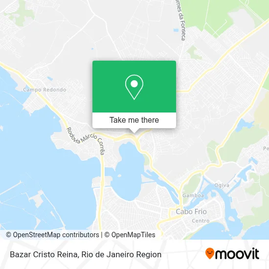 Bazar Cristo Reina map