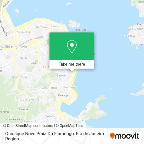 Quiosque Nove Praia Do Flamengo map