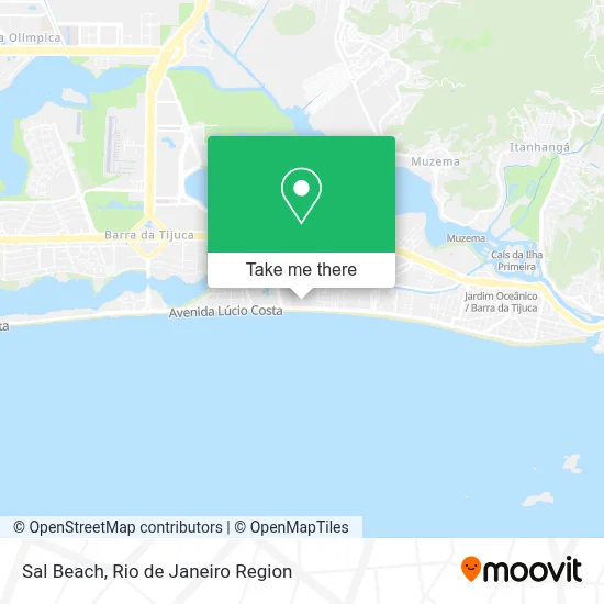 Sal Beach map