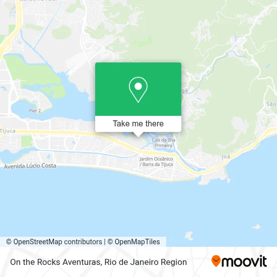 On the Rocks Aventuras map