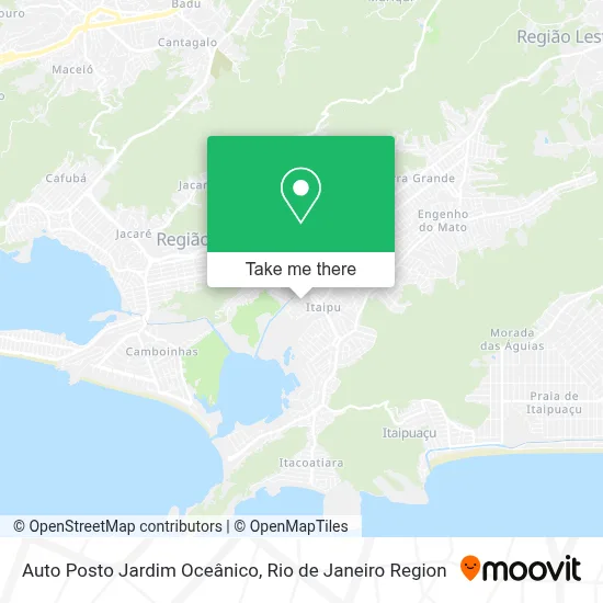 Auto Posto Jardim Oceânico map