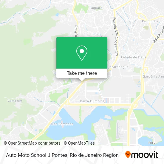 Auto Moto School J Pontes map