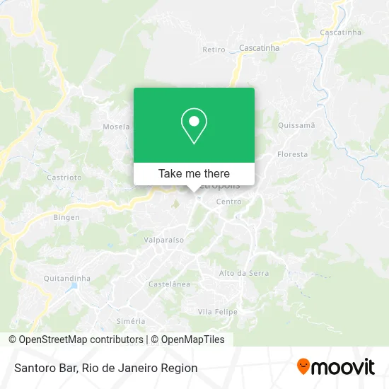 Santoro Bar map