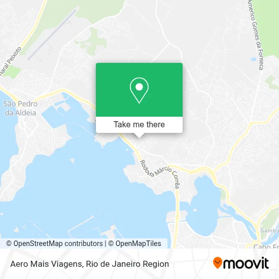Aero Mais Viagens map