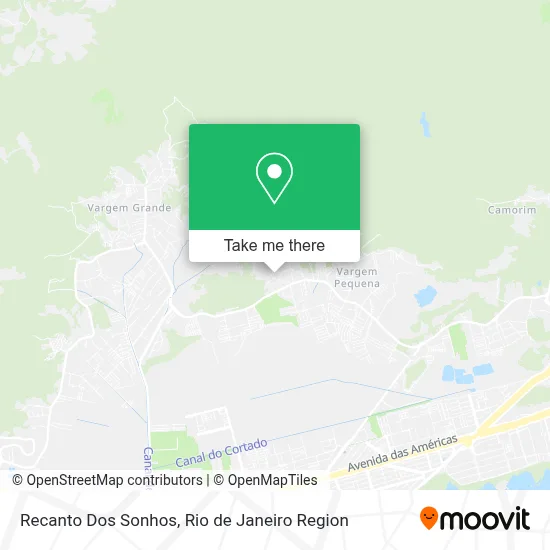Recanto Dos Sonhos map