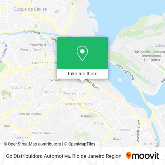 Gb Distribuidora Automotiva map