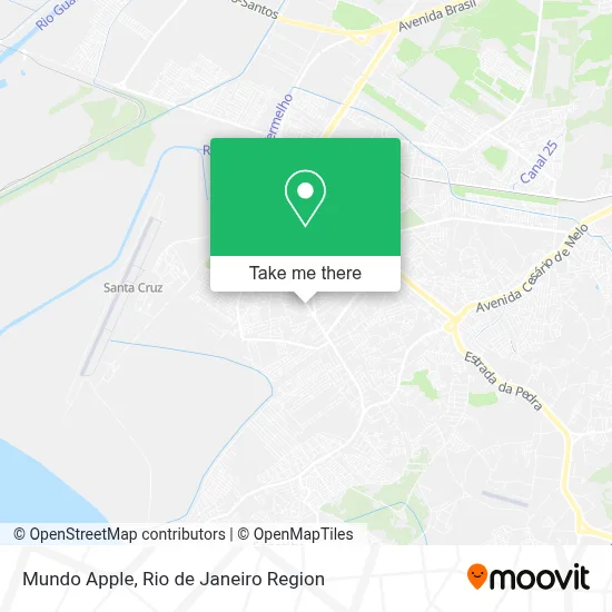 Mundo Apple map
