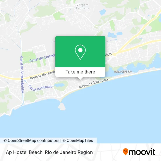 Ap Hostel Beach map