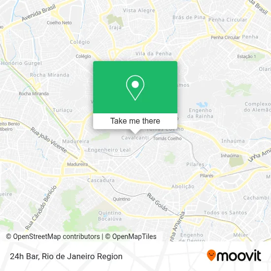 Bar 24h map
