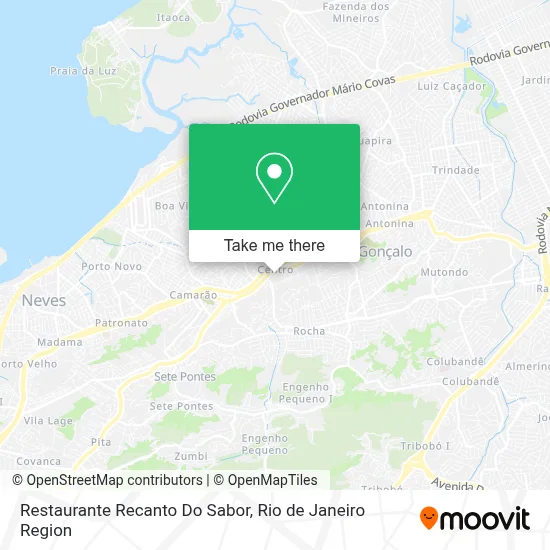 Restaurante Recanto Do Sabor map