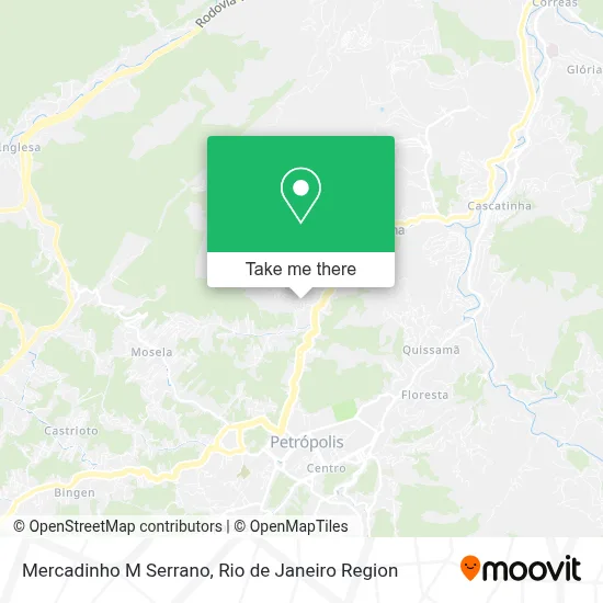 Mercadinho M Serrano map