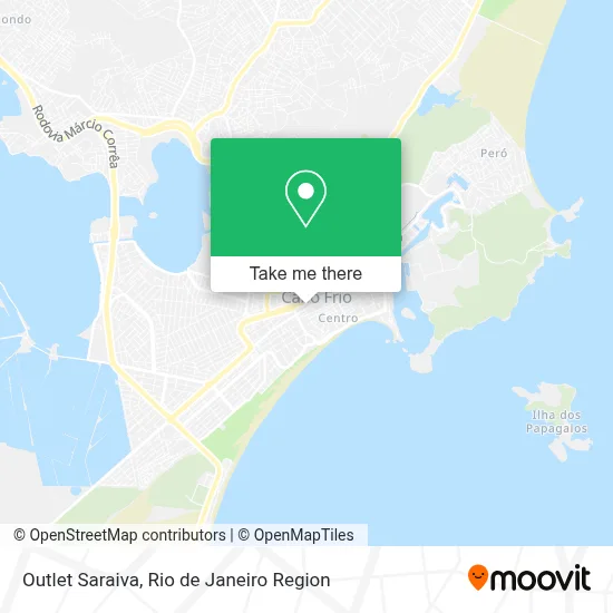 Outlet Saraiva map