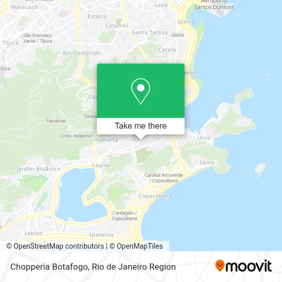 Chopperia Botafogo map
