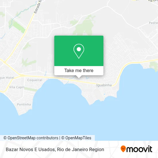 Bazar Novos E Usados map