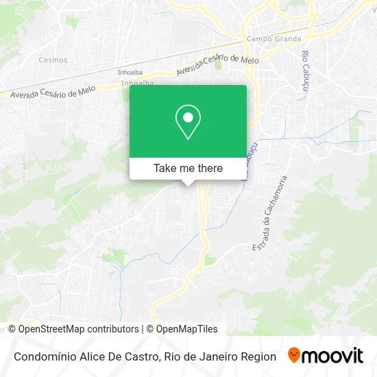 Condomínio Alice De Castro map