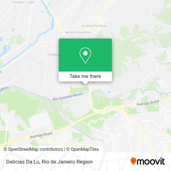 Delicias Da Lu map