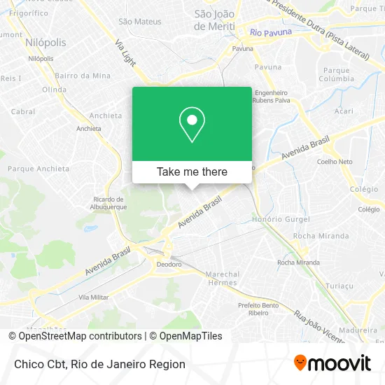 Chico Cbt map