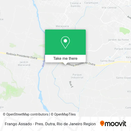 Frango Assado - Pres. Dutra map