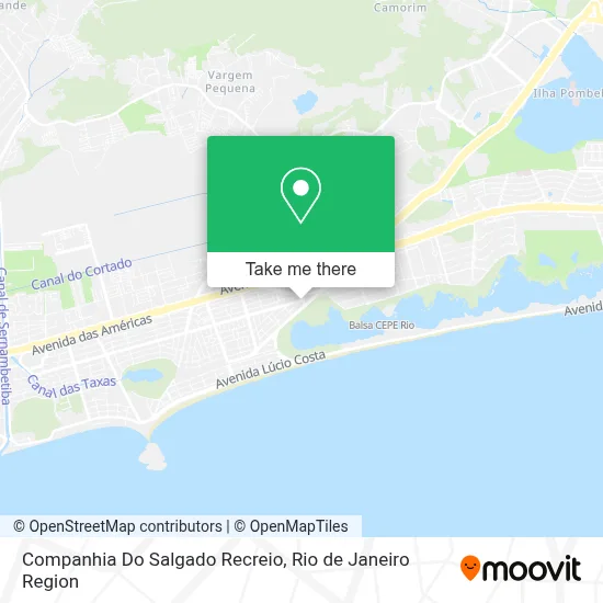 Companhia Do Salgado Recreio map
