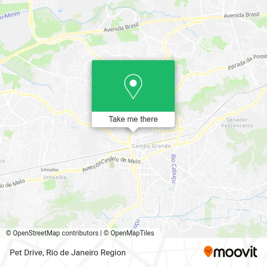 Pet Drive map