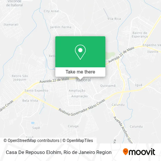 Casa De Repouso Elohim map