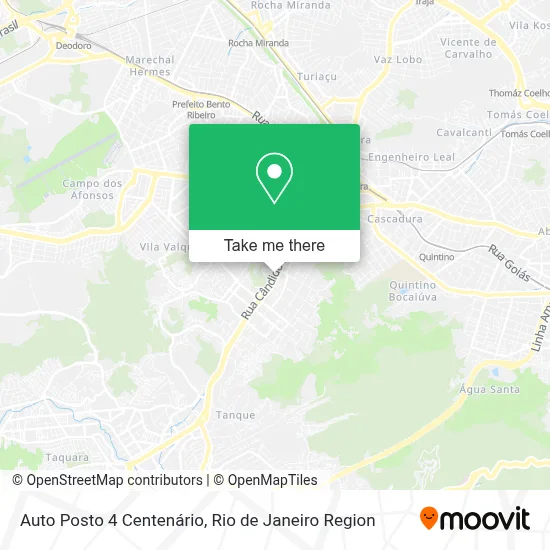 Auto Posto 4 Centenário map