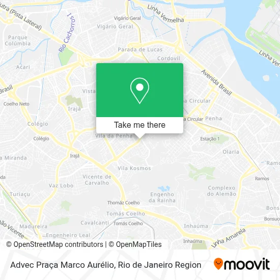 Advec Praça Marco Aurélio map
