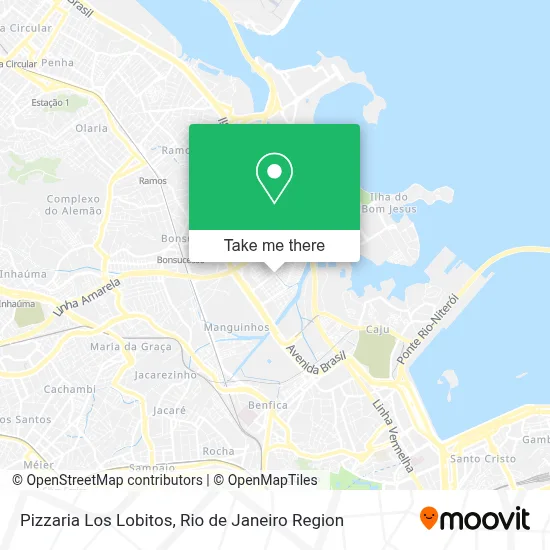 Pizzaria Los Lobitos map