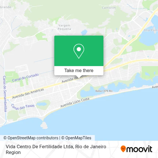 Vida Centro De Fertilidade Ltda map