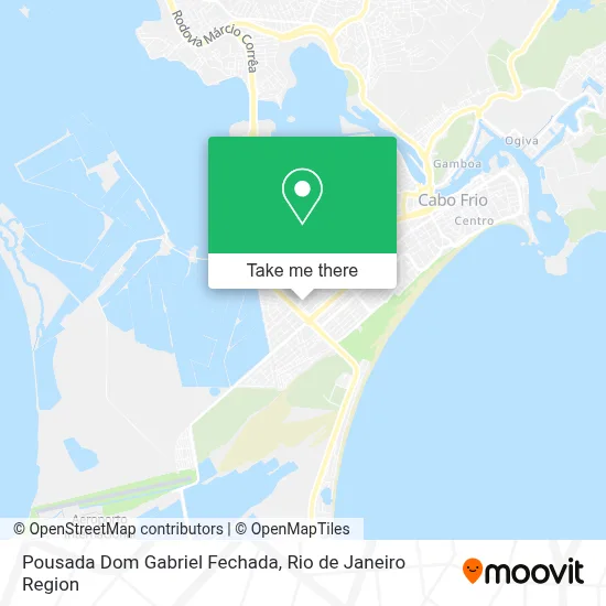 Pousada Dom Gabriel Fechada map