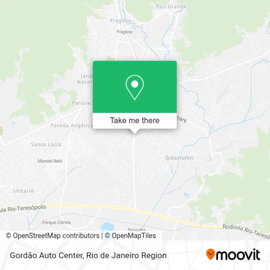 Gordão Auto Center map