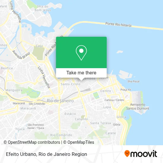 Efeito Urbano map