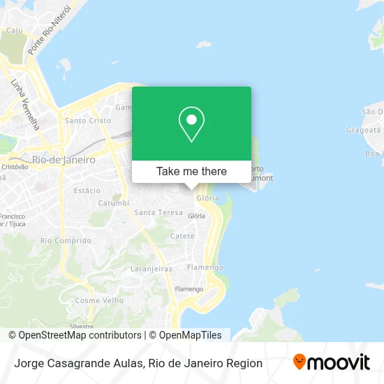 Jorge Casagrande Aulas map