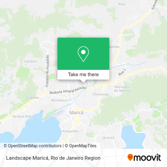 Landscape Maricá map