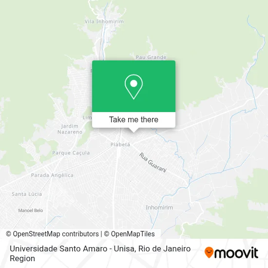 Universidade Santo Amaro - Unisa map