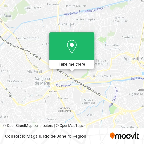 Consórcio Magalu map