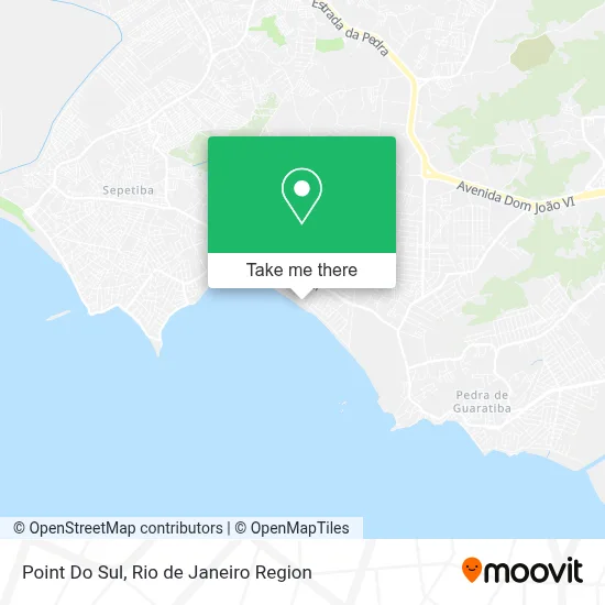 Point Do Sul map