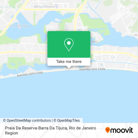 Praia Da Reserva-Barra Da Tijuca map