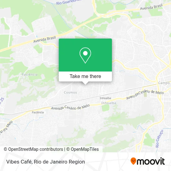 Vibes Café map