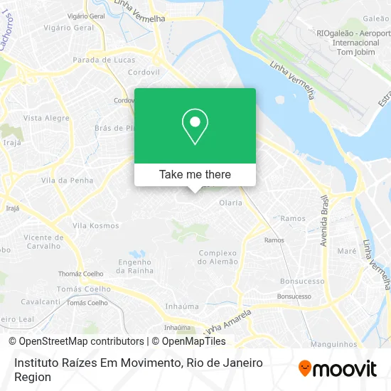 Instituto Raízes Em Movimento map