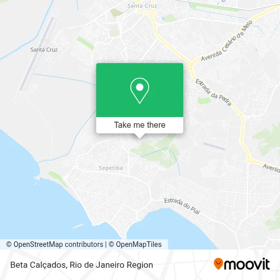 Beta Calçados map