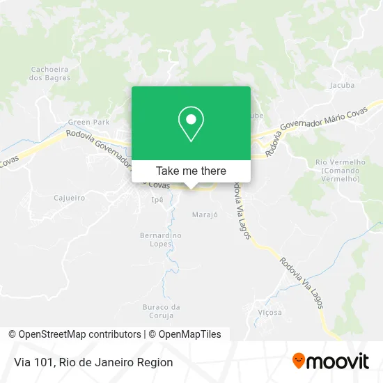 Via 101 map
