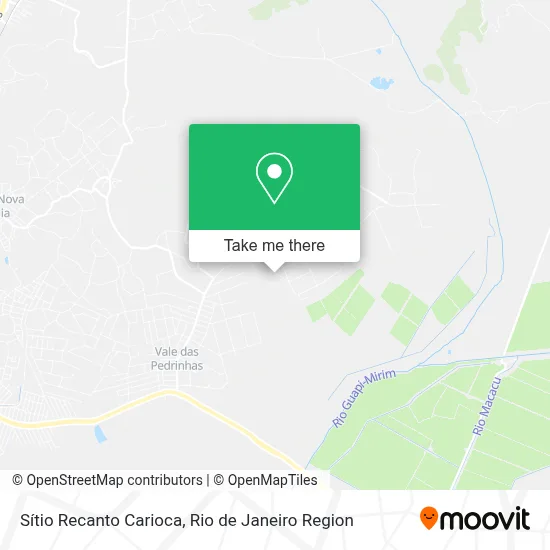 Sítio Recanto Carioca map