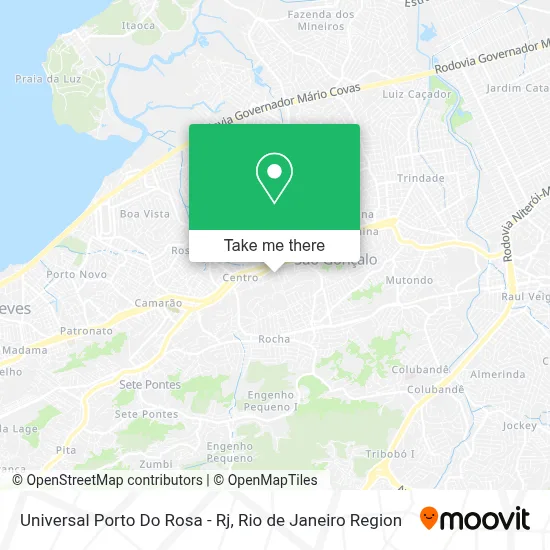 Universal Porto Do Rosa - Rj map