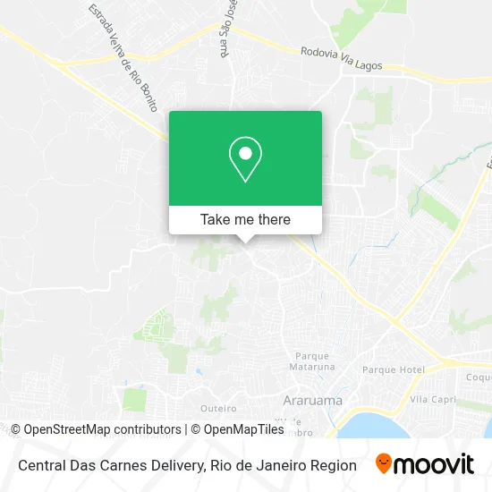 Central Das Carnes Delivery map