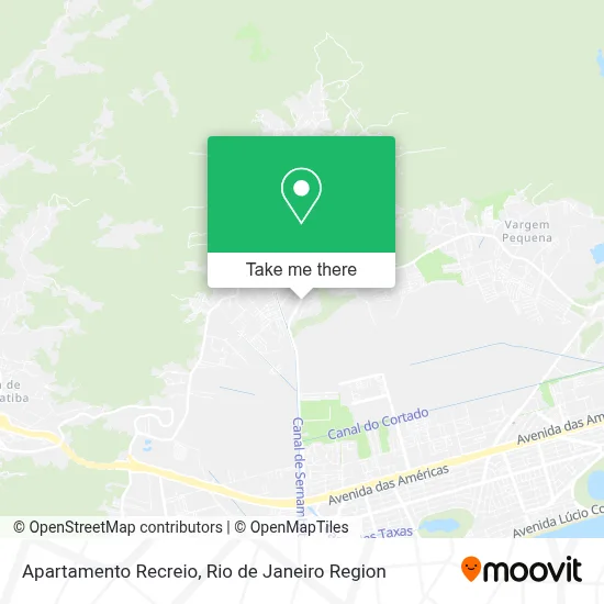 Apartamento Recreio map