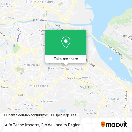 Alfa Tecno Imports map