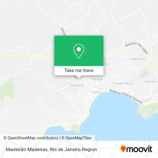 Madeirão Madeiras map